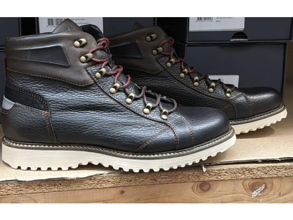 NZA New Zealand Auckland: Donkerbruine leren boots maat 43 NIEUW