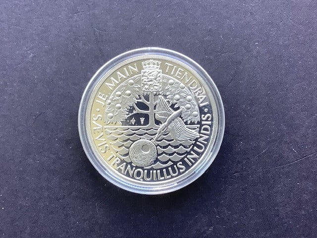 Herdenkingspenning Beatrix Koningin de Nederlanden 1938, zilver.