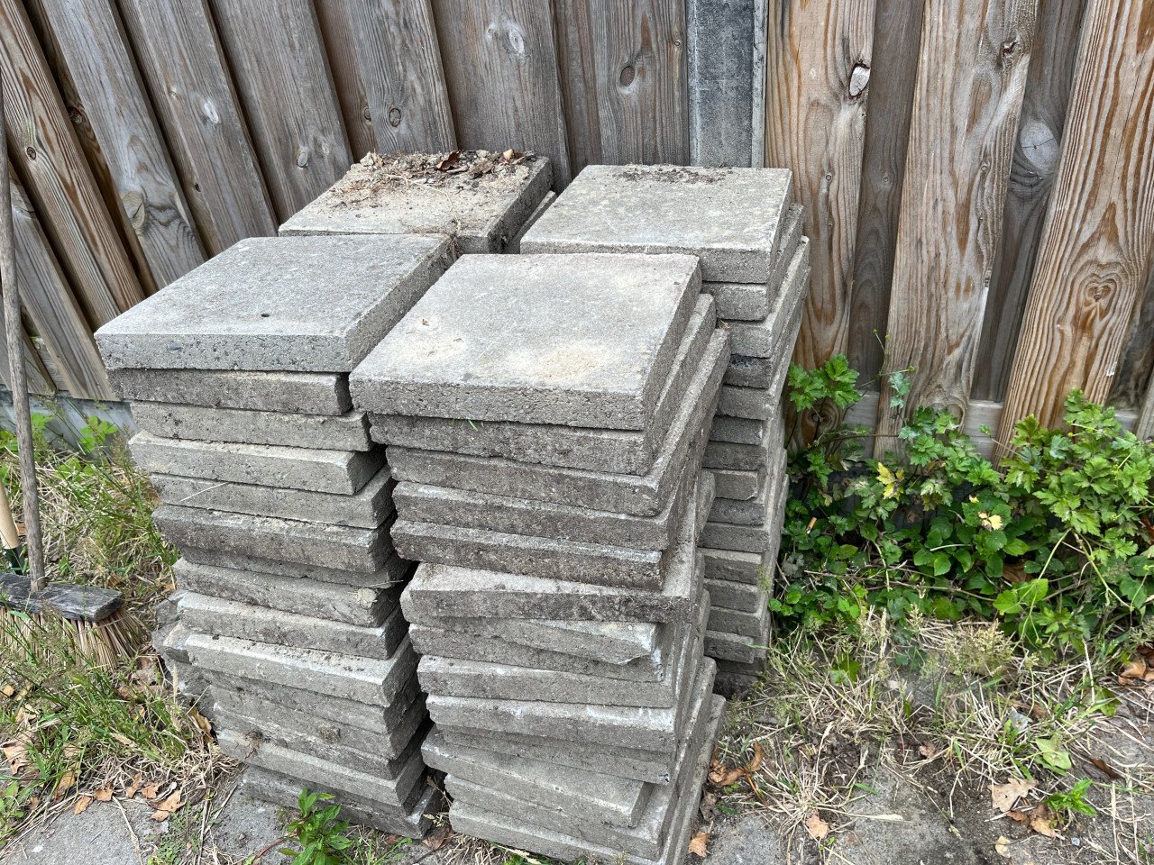 Gratis tuintegels