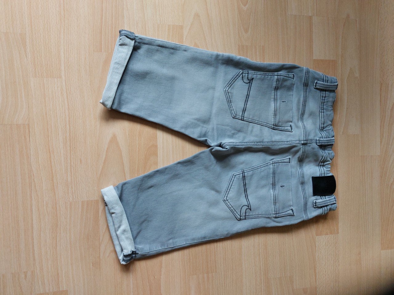 Stoere grijze We blue ridge korte broek 158