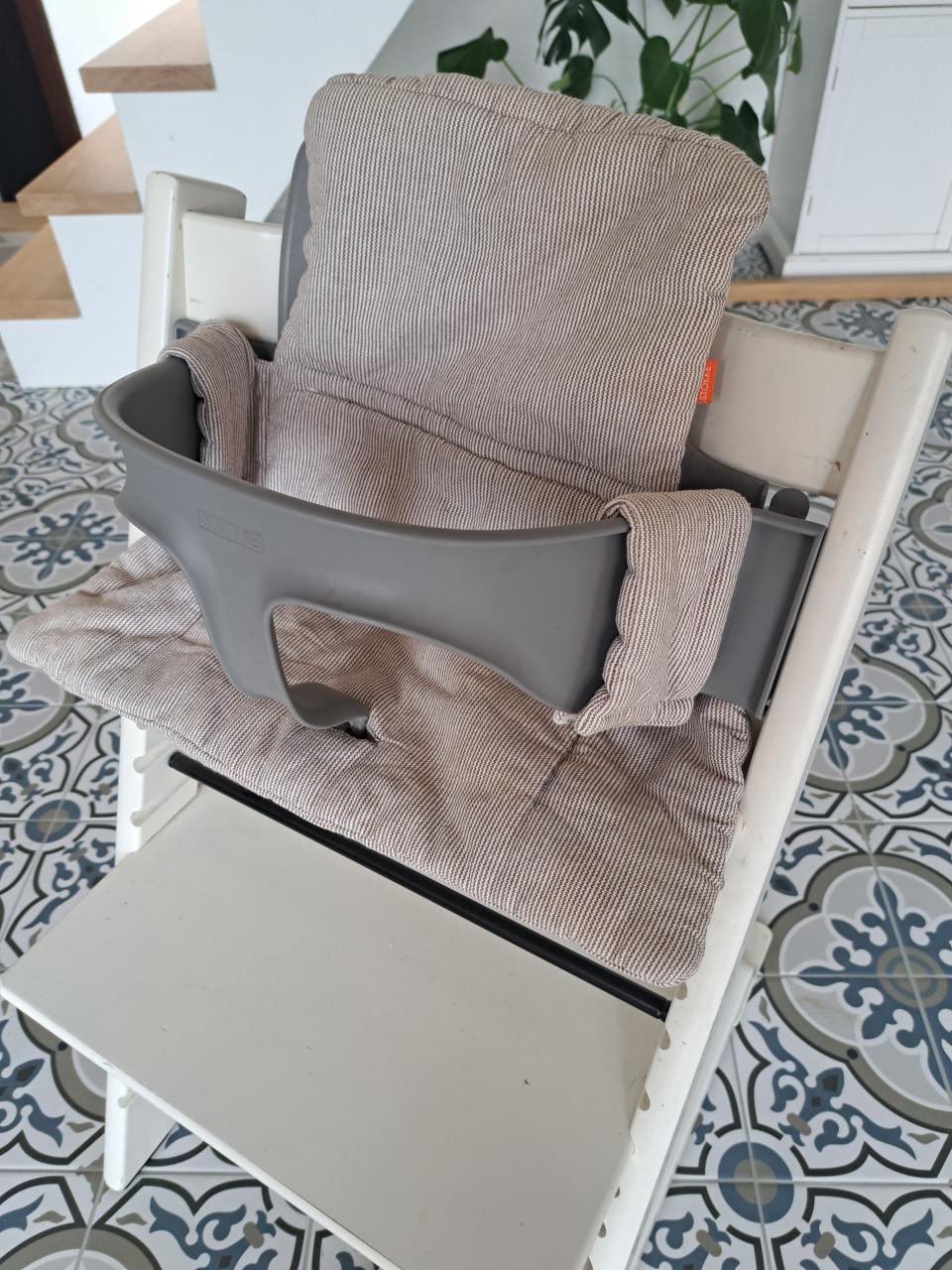 Stokke trip trap stoel met babyset