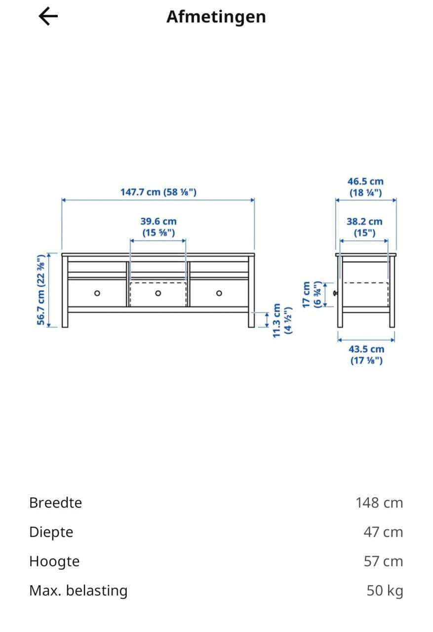 Ikea tv kast gratis GERESERVEERD