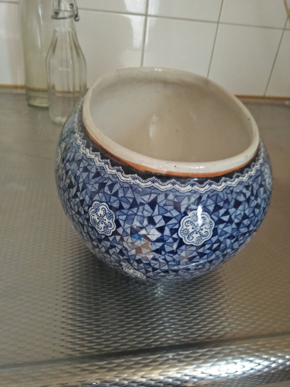 Oud Hollandse plantenpot