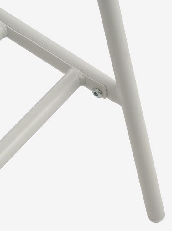 Stalen kledingrek, wit, poedergecoat, stevig, 110 x 155 x 50, top staat