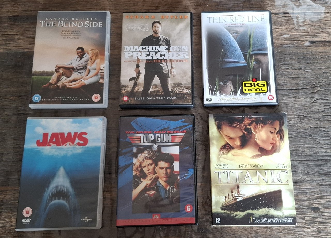 Div dvd-boxen + losse dvd's