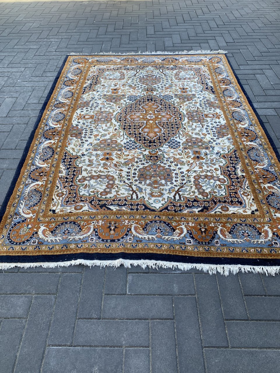 ✨Prachtig Sfeervol Handgeknoopt Vintage Vloerkleed✨