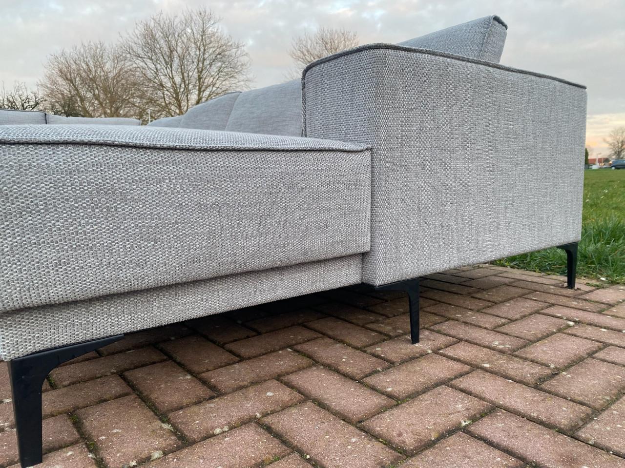 Grijs Stoffen U-bankstel -Luxe Comfort & Modern Design–Gratis levering NL