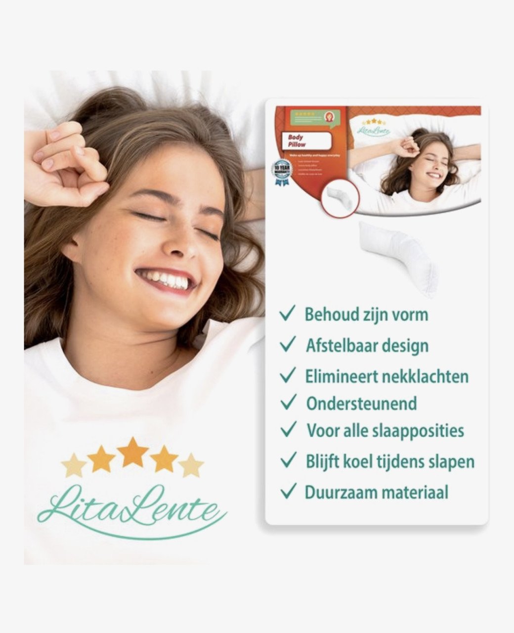 Lichaamskussen/zwangerschapskussen