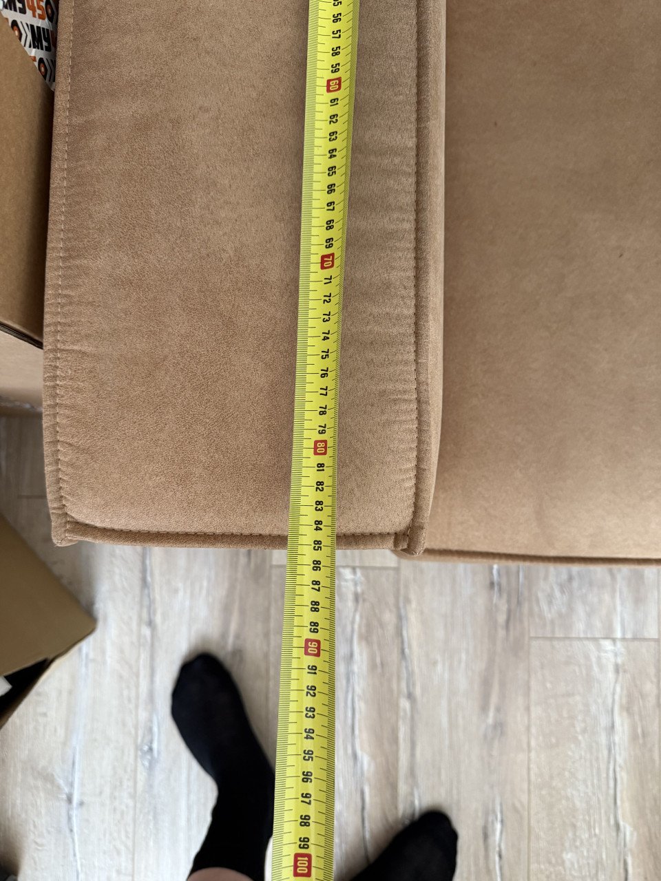 2,5 zits bank cognac kleur