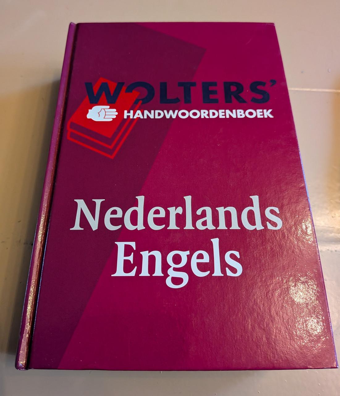 Wolters woordenboek Ned-Engels