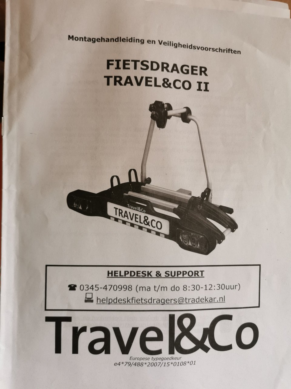Fietsendrager ANWB Travel & Co II