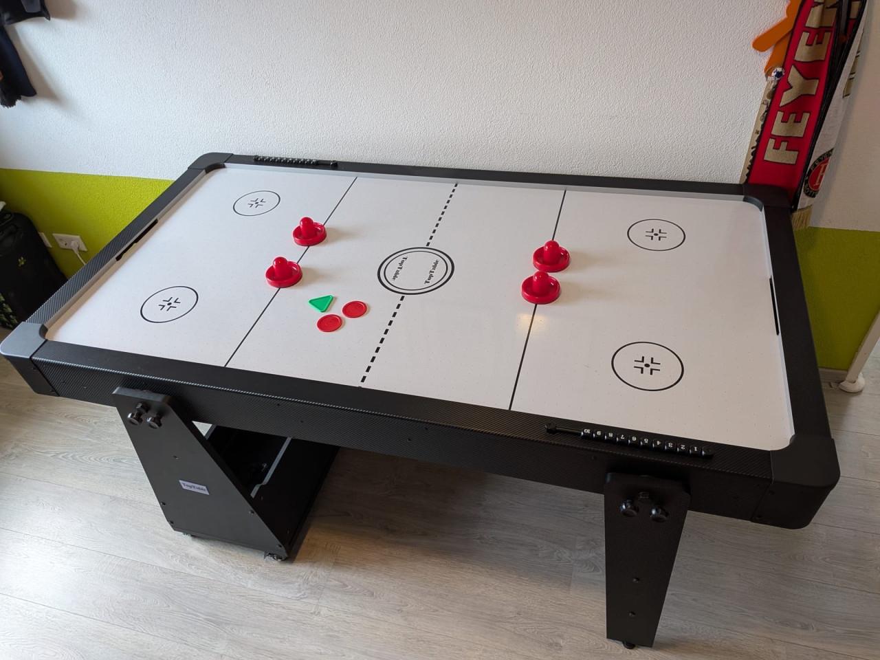 Airhockey tafel (opklapbaar en verrijdbaar)