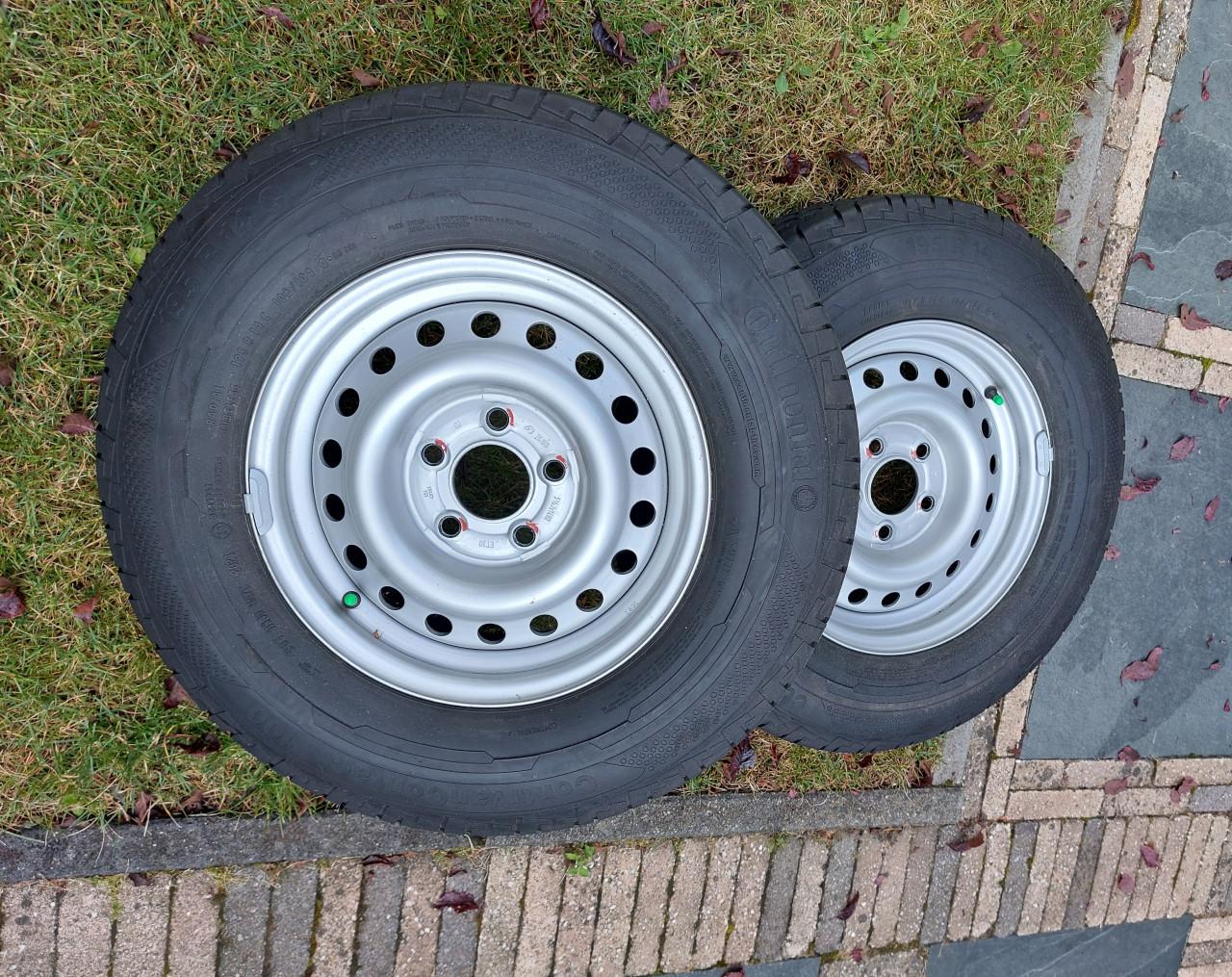 Nieuwe Alko chassis(reserve) velgen +banden