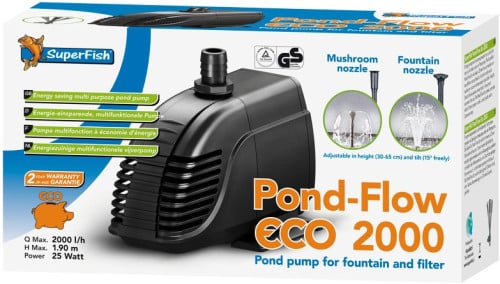 Superfish Pond Flow Eco 2000 fonteinpomp