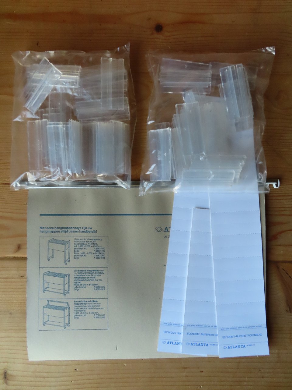 Altanta Hangmappen kast/trolley zwart.