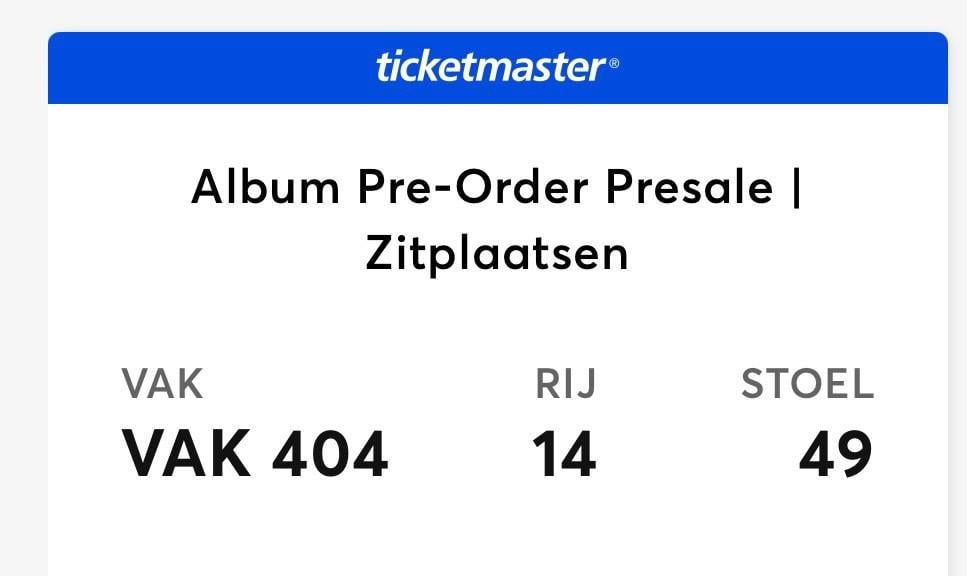 Harry Styles Concert - 20 mei - Twee zitplaatsen