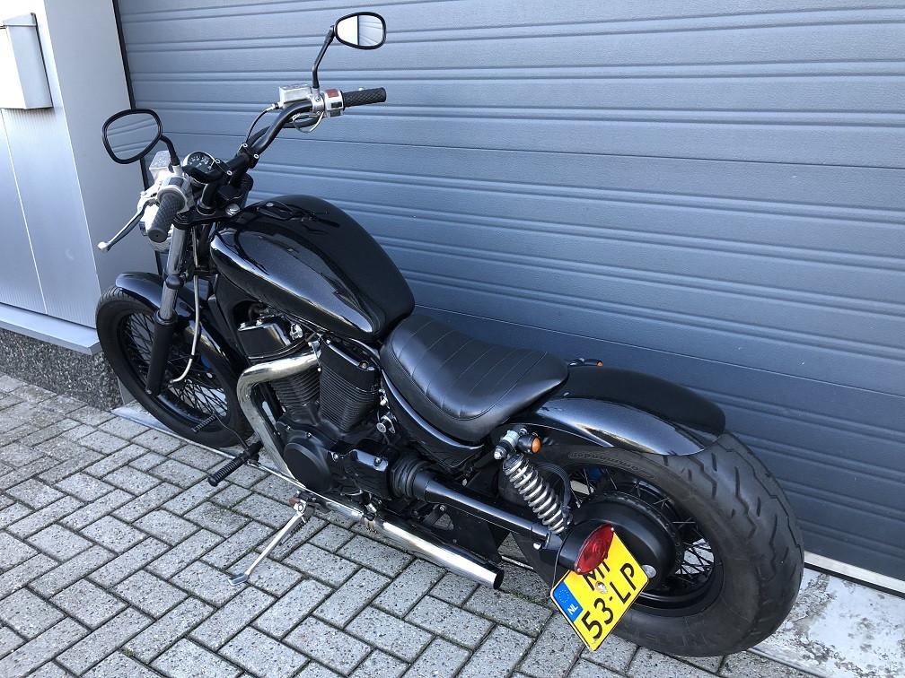 Custombuild Suzuki VS1400, monozit, sidemount, forwardcontr, zo mee €1995,-