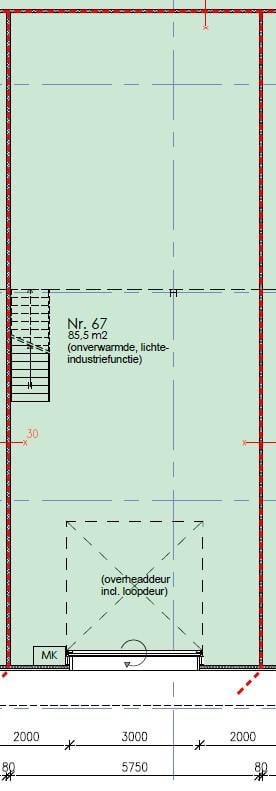 Bedrijfsunit (86 m² + 37 m²) met ruim buitenterrein – Middelburg