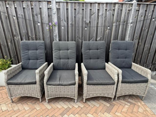 4 tuinstoelen