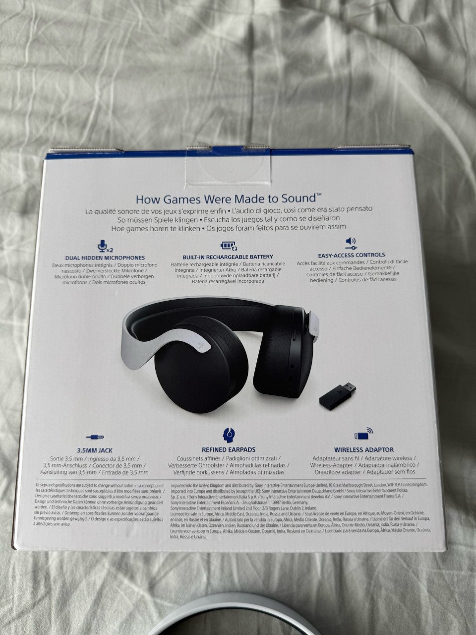 Sony PULSE 3D draadloze headset