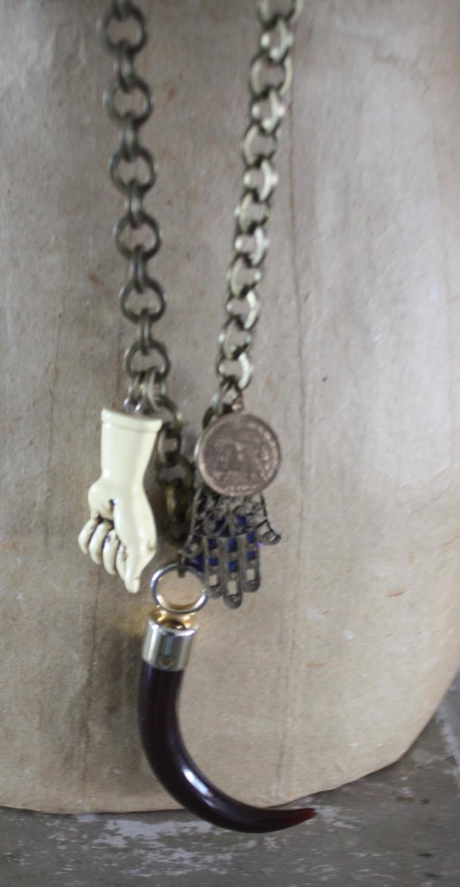 Ketting metaal met bedels