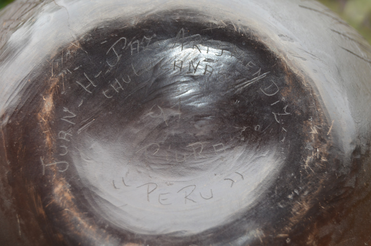 Prachtige Peruaanse pot, aardewerk. (1)