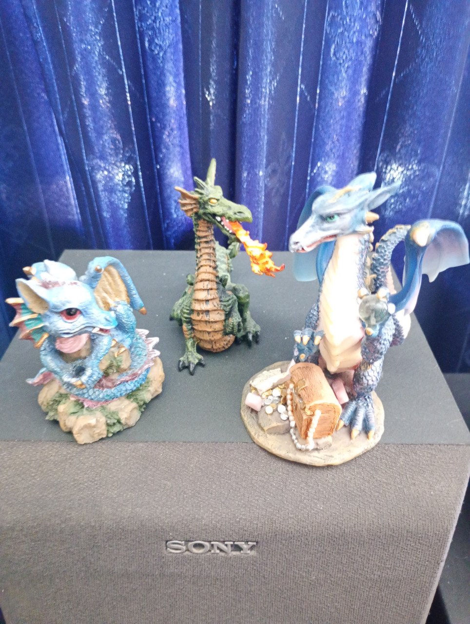 Draken beeldjes 3 stuks