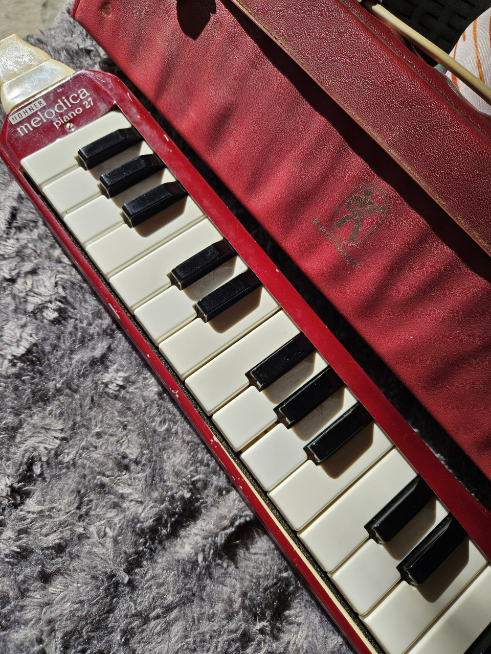 Mooie originele Hohner Melodica Piano 27 incl etui/tas...