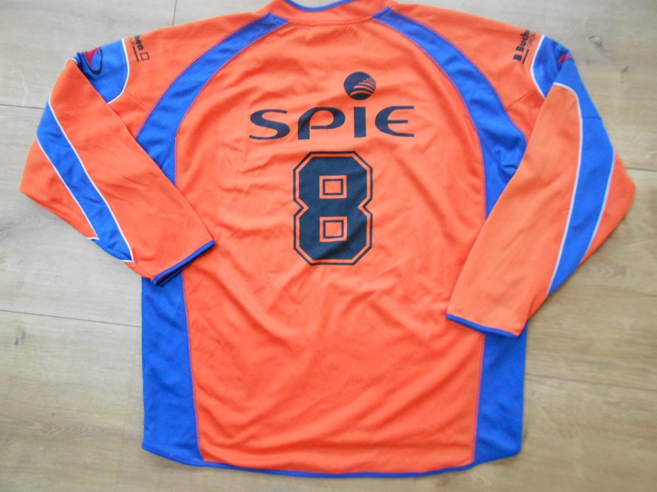 Vintage Hsv hoek matchworn eerste elftal voetbalshirt.
