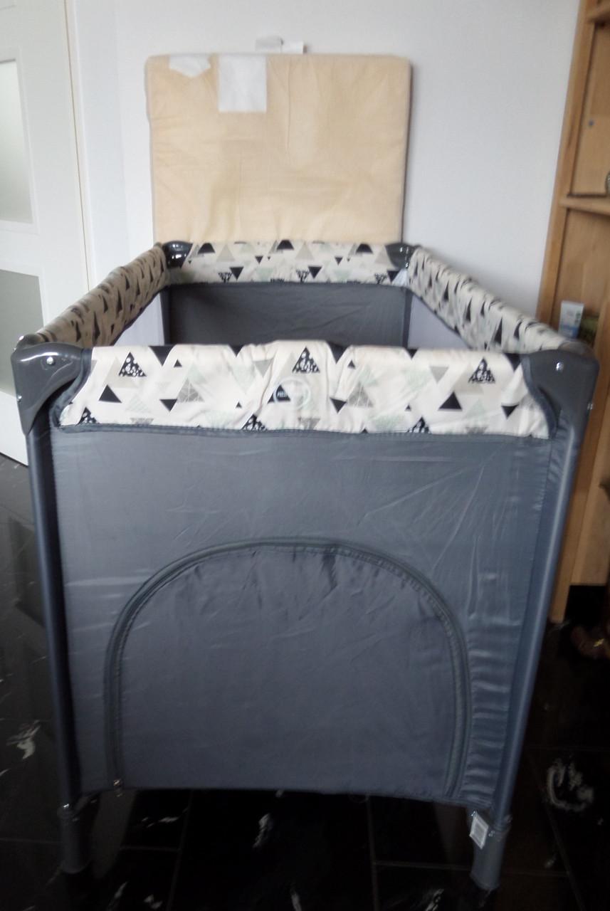 Campingbed met extra matras 120 x 60 cm