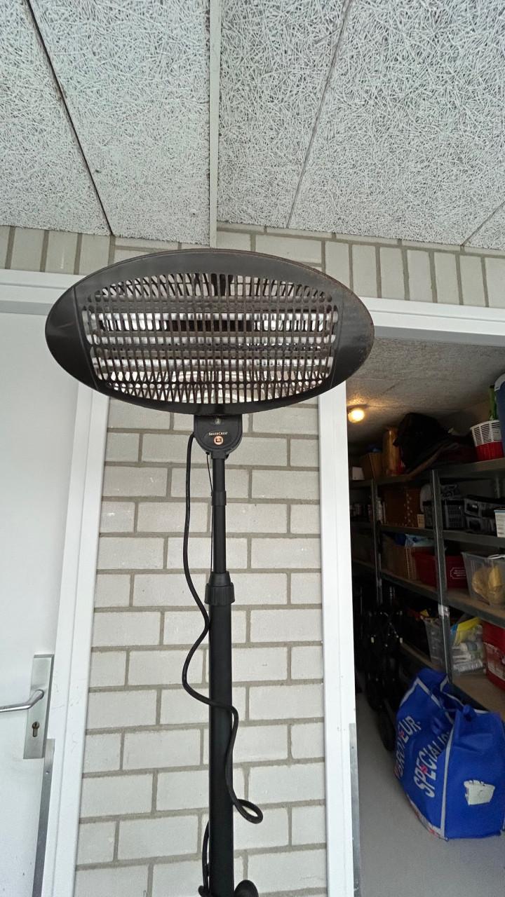 Terrasverwarming op electra. Is in goede staat