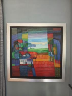 Abstract schilderij