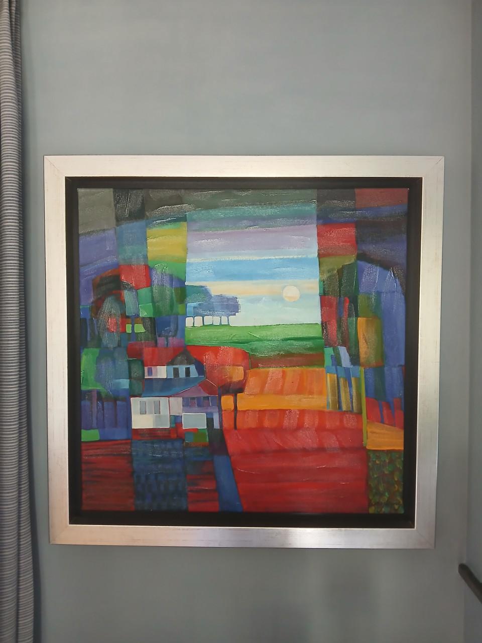 Abstract schilderij