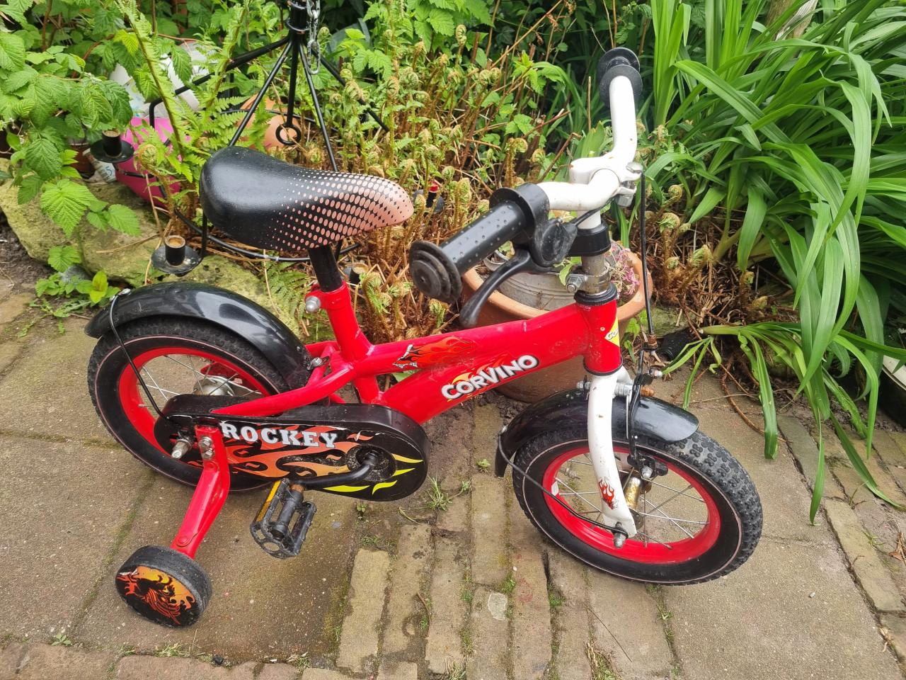 Kinderfiets 12 inch rood