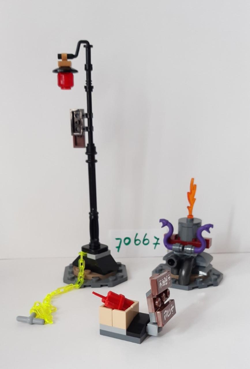 Lego Ninjago 70667:  Zwaardmotor van Kai & Sneeuwscooter van Zane