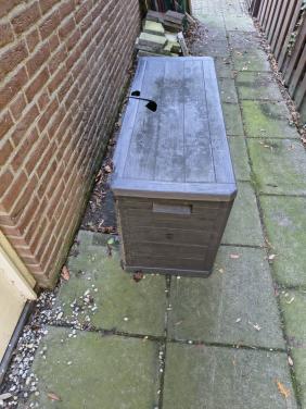 Tuinkist voor tuinkussens