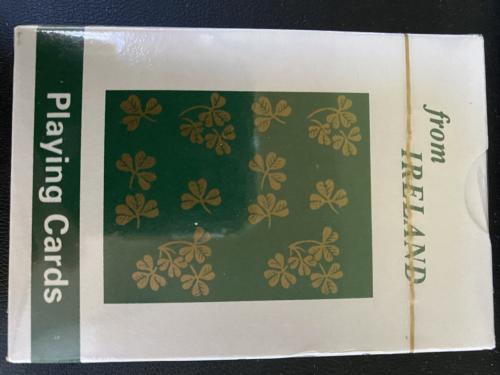 Speelkaarten uit Ierland Nieuw!