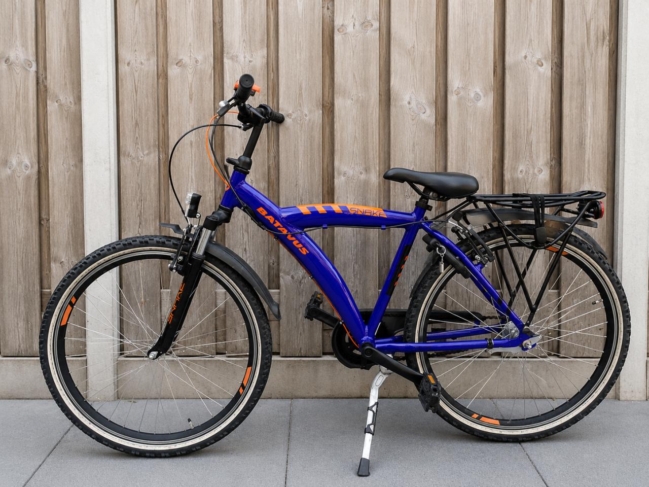 🚲 Batavus Snake Jongensfiets – 26 inch – 3 Versnellingen Blauw/Oranje 💙🧡