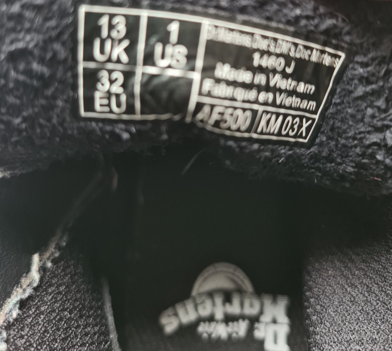 Zwarte leren Dr Martens  Maat 32