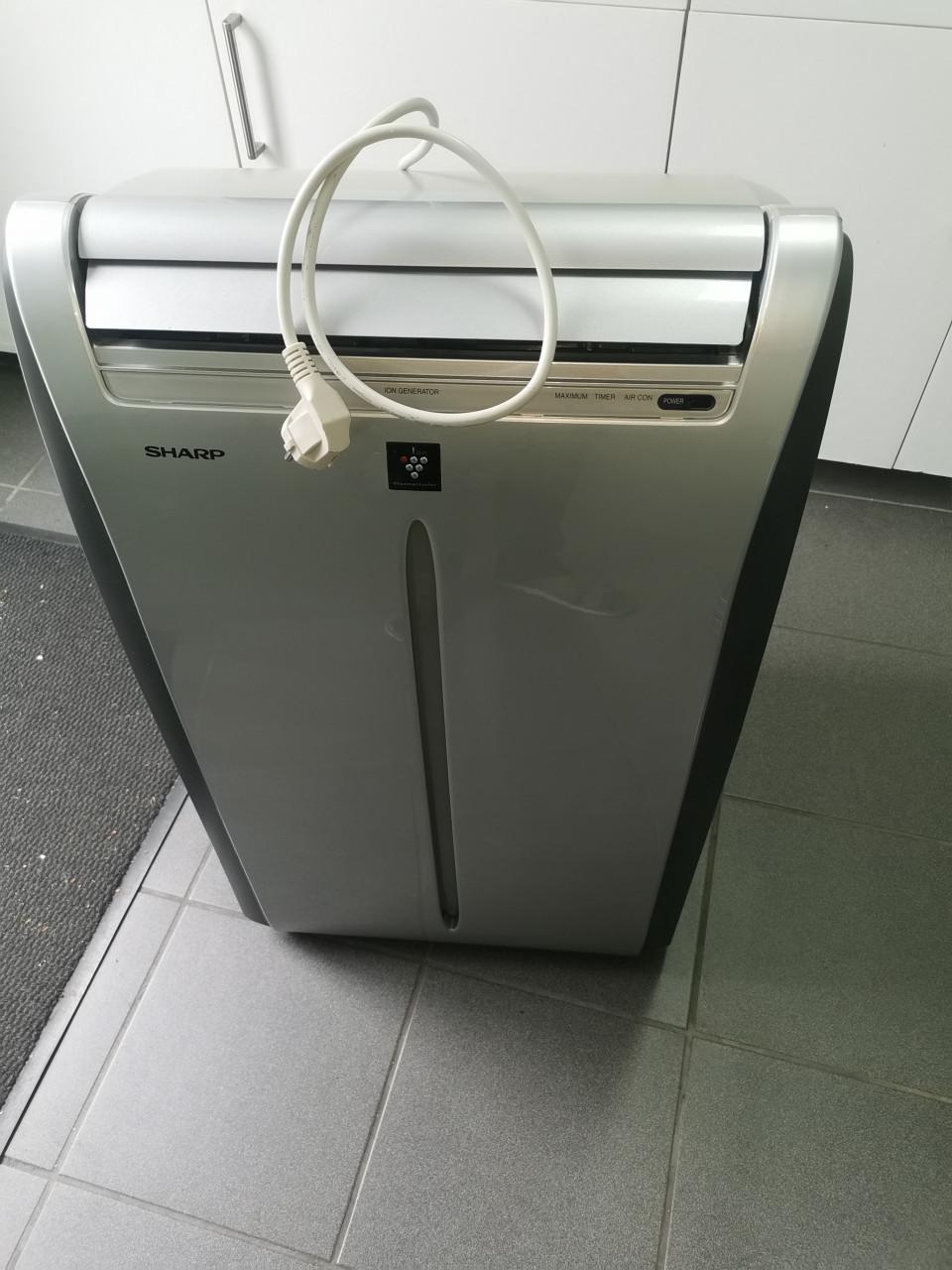 Mobiele aircounit  Sharp CVP10PR airco rvs-look