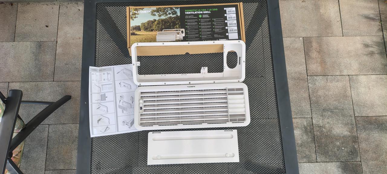 Dometic ventilatie koelkast rooster LS100