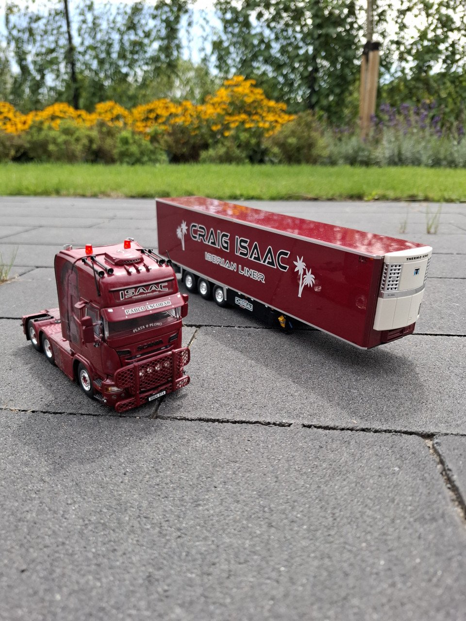 Schaalmodel vrachtwagen