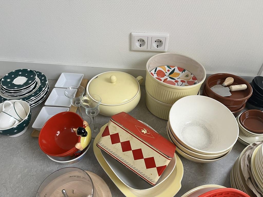 Verzameling serviesgoed jaren 50-60