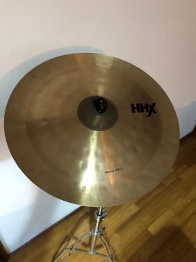 Pearle snare, Zildjian crash en Sabian China 18"