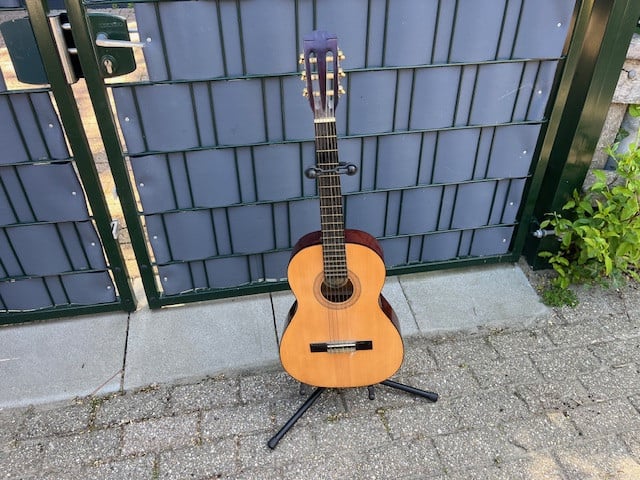 2 Gitaren Martinez en Santana met standaard