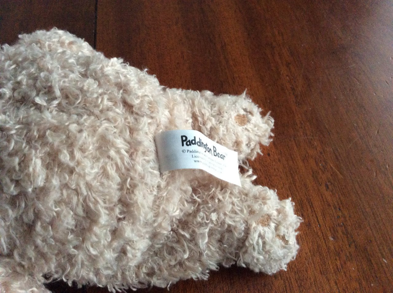 Een hele leuke beer.    Paddington Bear.     z.g.a.n.