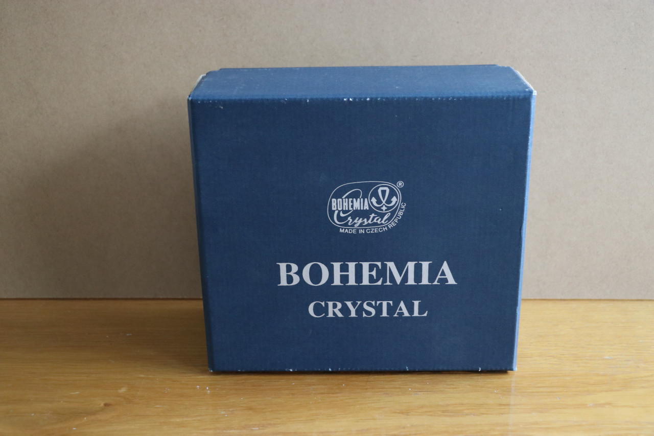 Bohemia kristal uit Tsjechoslowakije 6 Borrelglaasjes 100 ml Hoog 8,5 cm