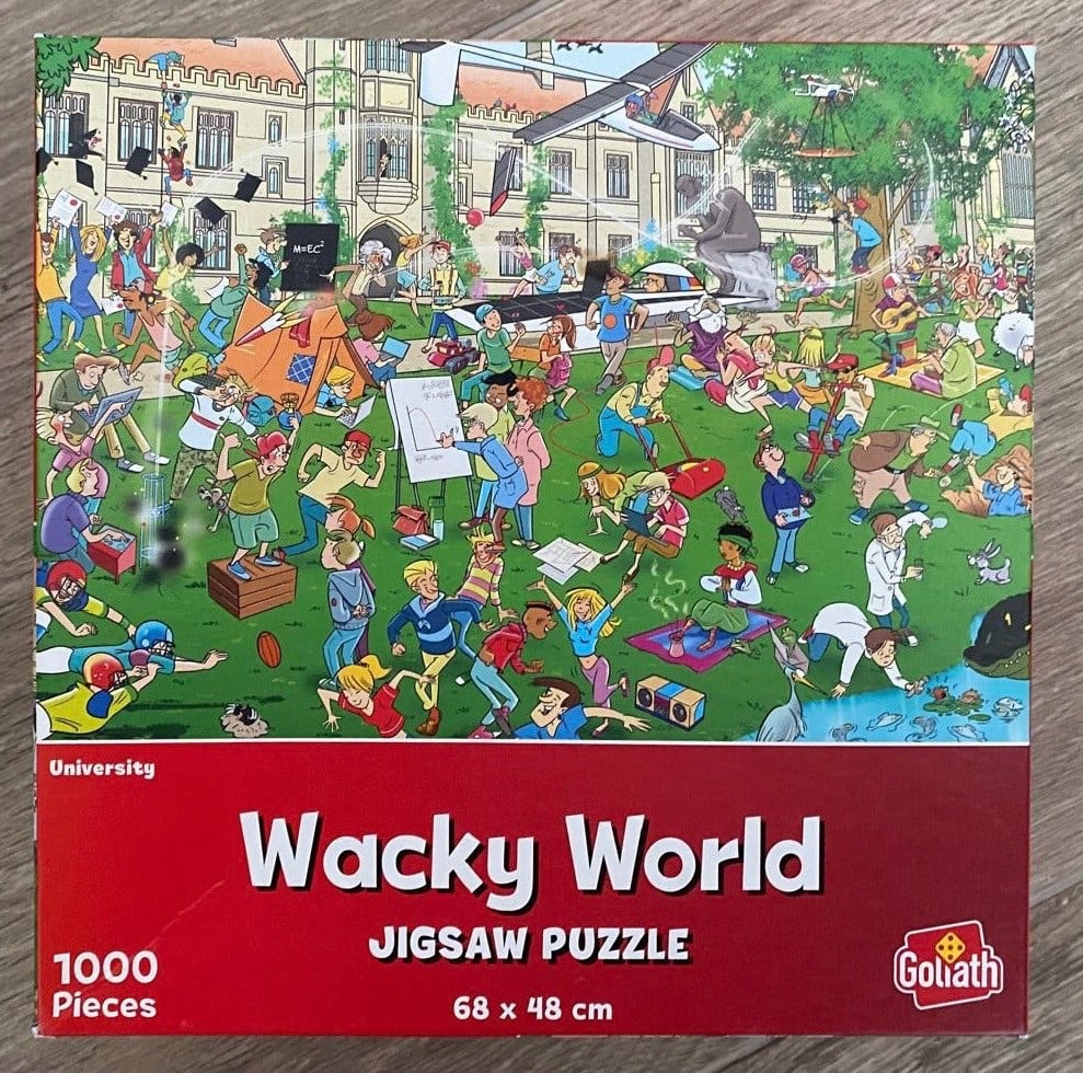 3x Wacky World Puzzel 1000 stuks