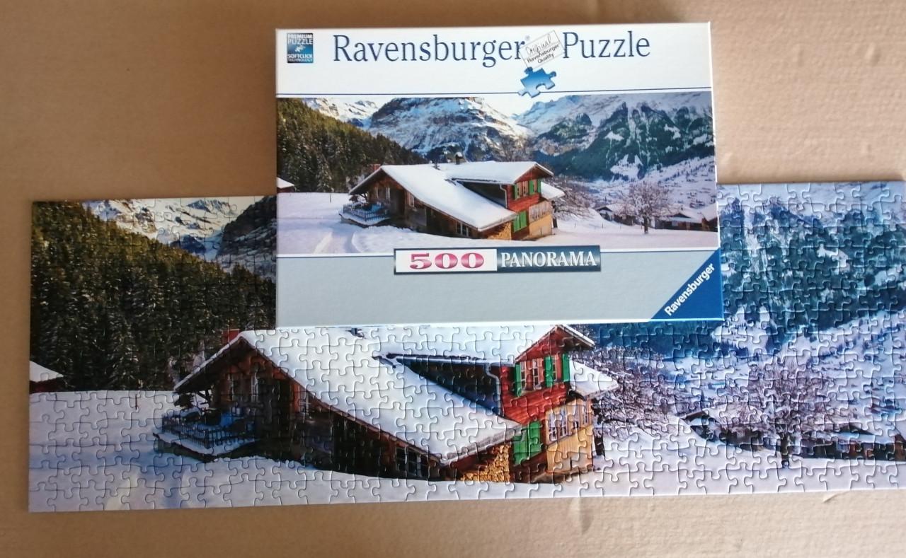 Legpuzzel: Winterlandschap, 500 stukjes