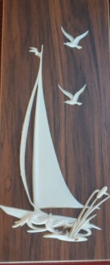 Wand decoratiee vintage